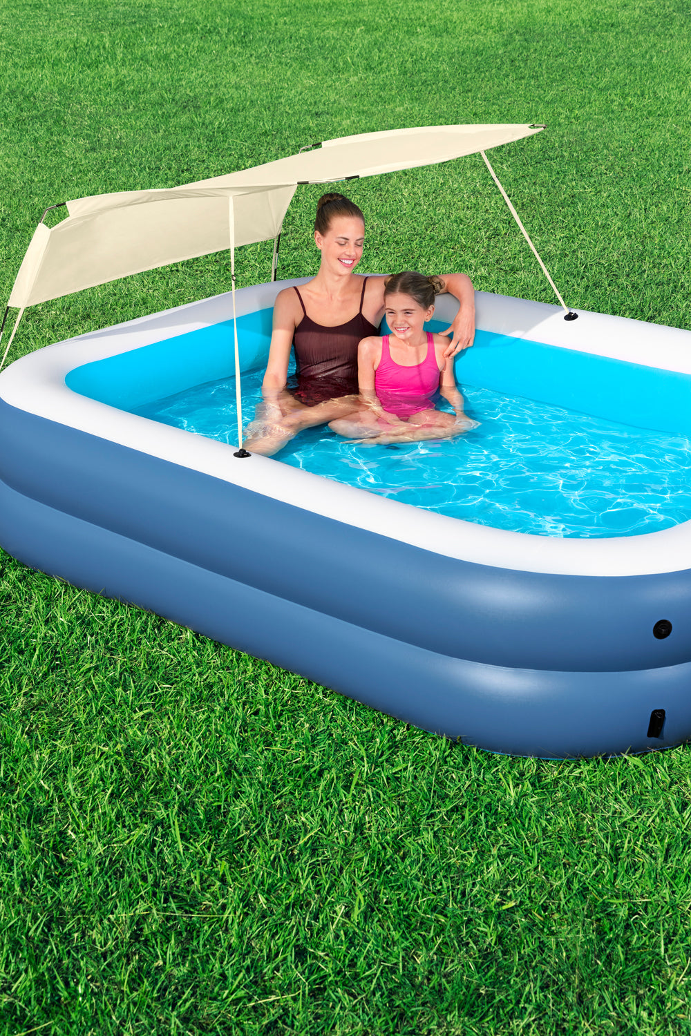 Piscina Gonflabila Family Bestway cu Parasolar 254  X 178 X 140 cm, 54449