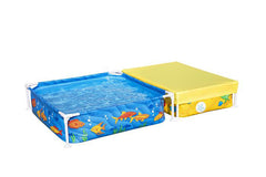 Piscina Patrata My First Frame cu Groapa de Nisip 213 x 122 x 30,5 cm, 561CF