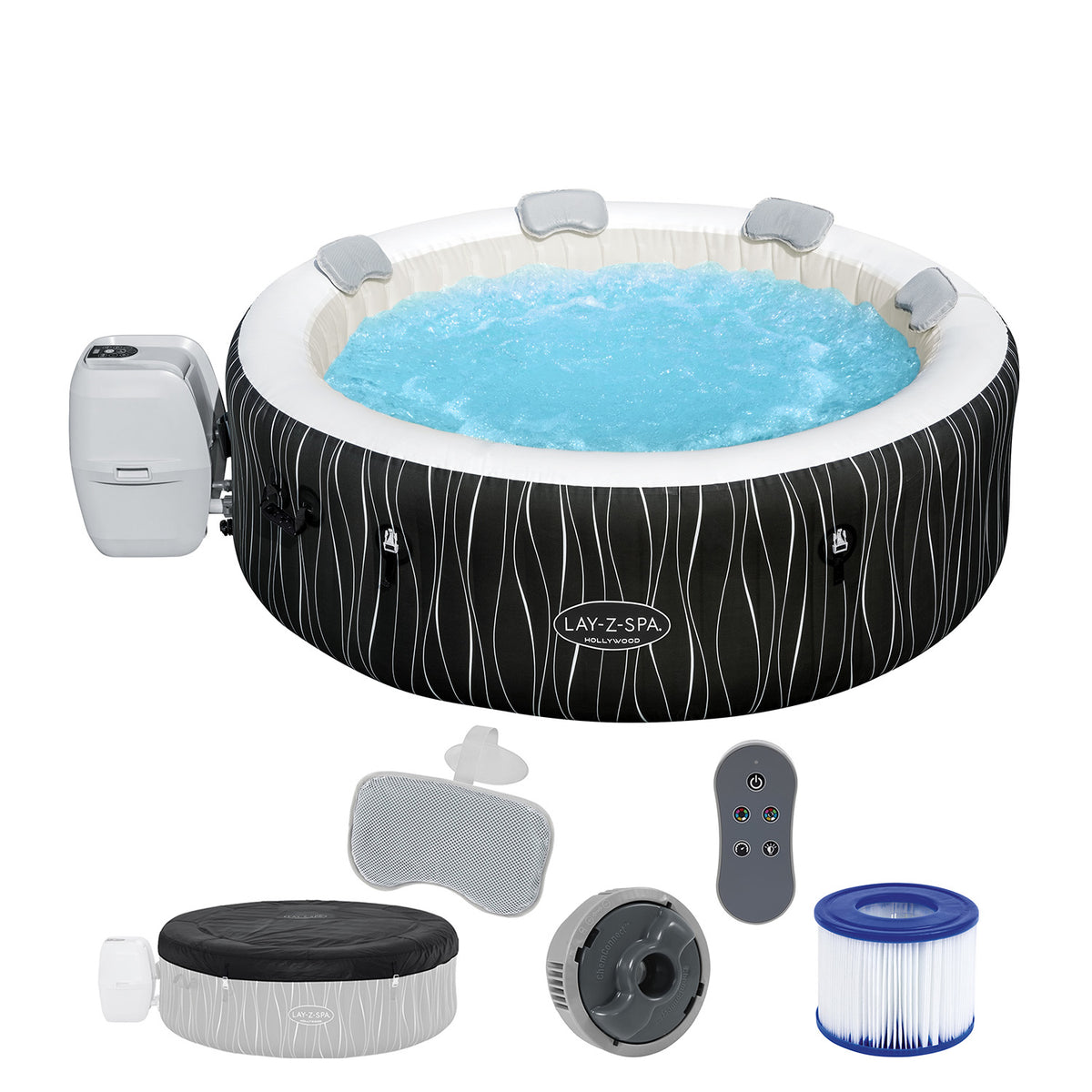 Jacuzzi Bestway Lay-Z-Spa Hollywood AirJet 196  x 66cm, 60059