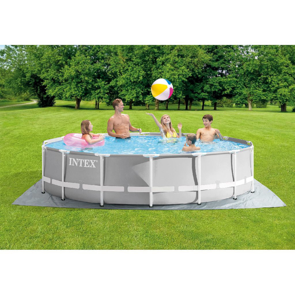 Piscina Intex Cadru Metalic cu Pompa de Filtrare Prism Frame 427 cm x 107 cm, 26720GN