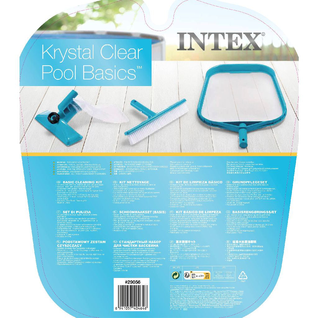 INTEX Set Curatare Piscina Intex Basic 3 Piese, 29056
