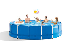 Set Piscina cu Cadru Metalic Intex 457x122 cm, 28242