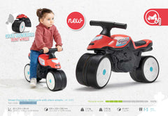 Motocicleta copii Street Champion cu roti silentioase, rosu, Falk 440S