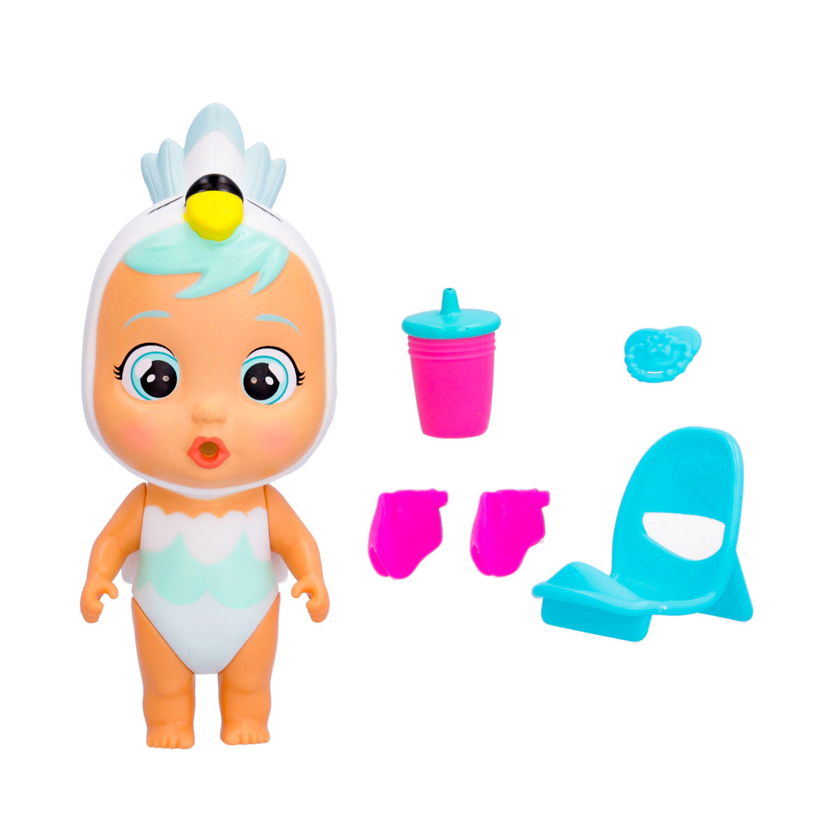 Papusa IMC Bebelus Mini Cry Babies Beach Sydney, IMC916098-910379