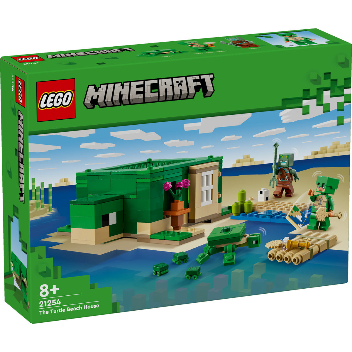 LEGO® Minecraft® - Casa de pe plaja testoaselor 21254, 234 piese