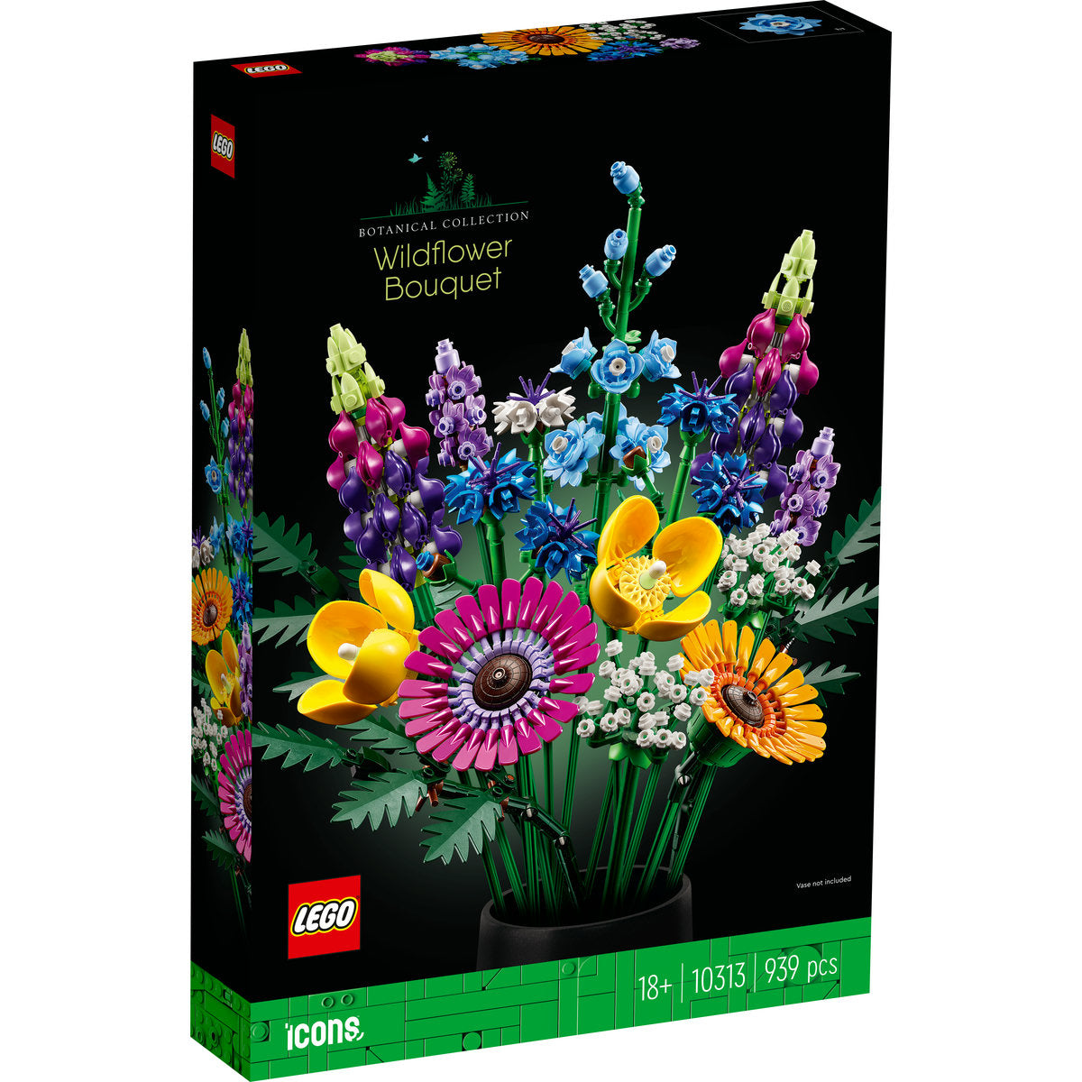 LEGO® Creator Expert - Buchet de Flori de Camp 10313, 939 piese