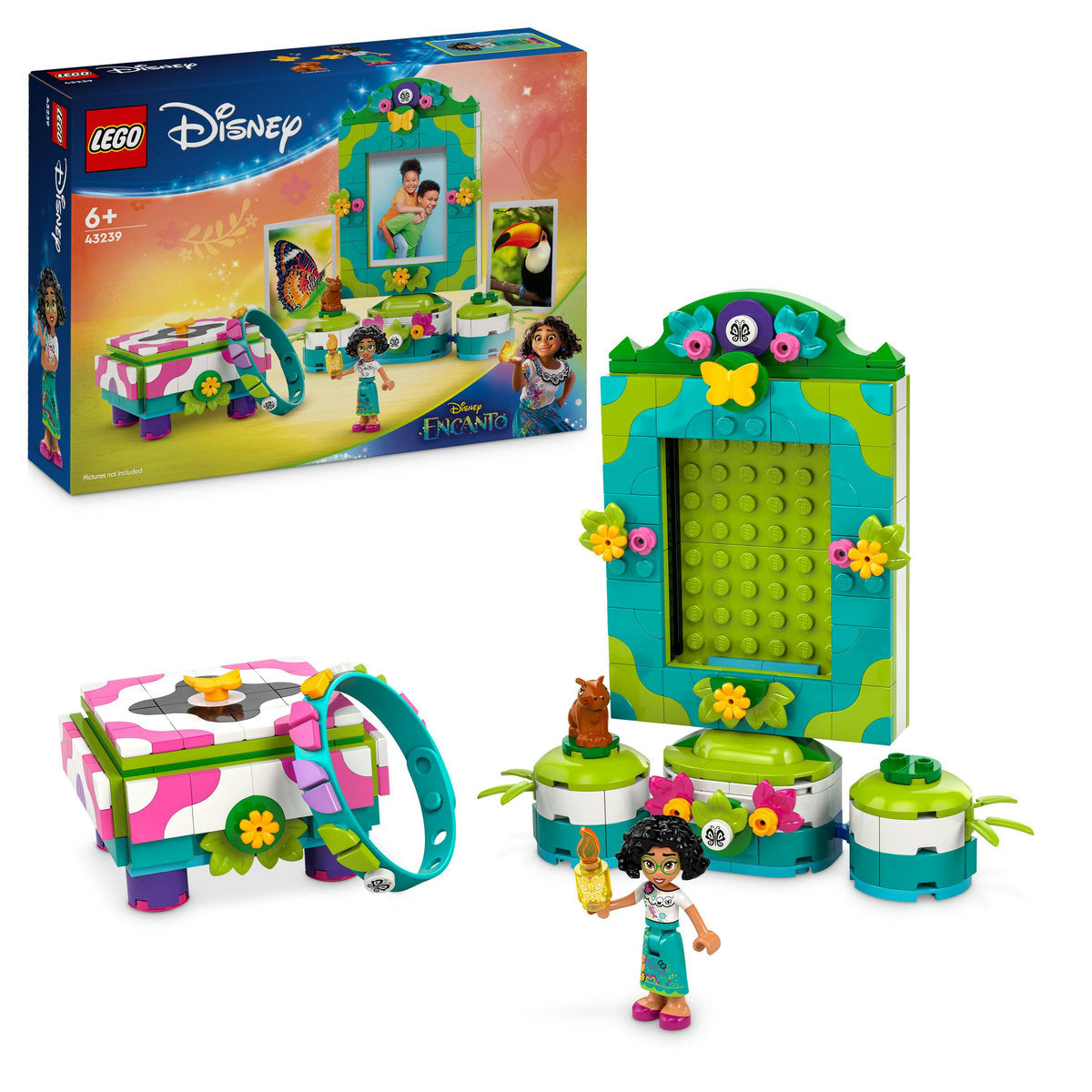 LEGO® Disney Rama foto si cutia de bijuterii a Mirabelei 43239, 334 piese