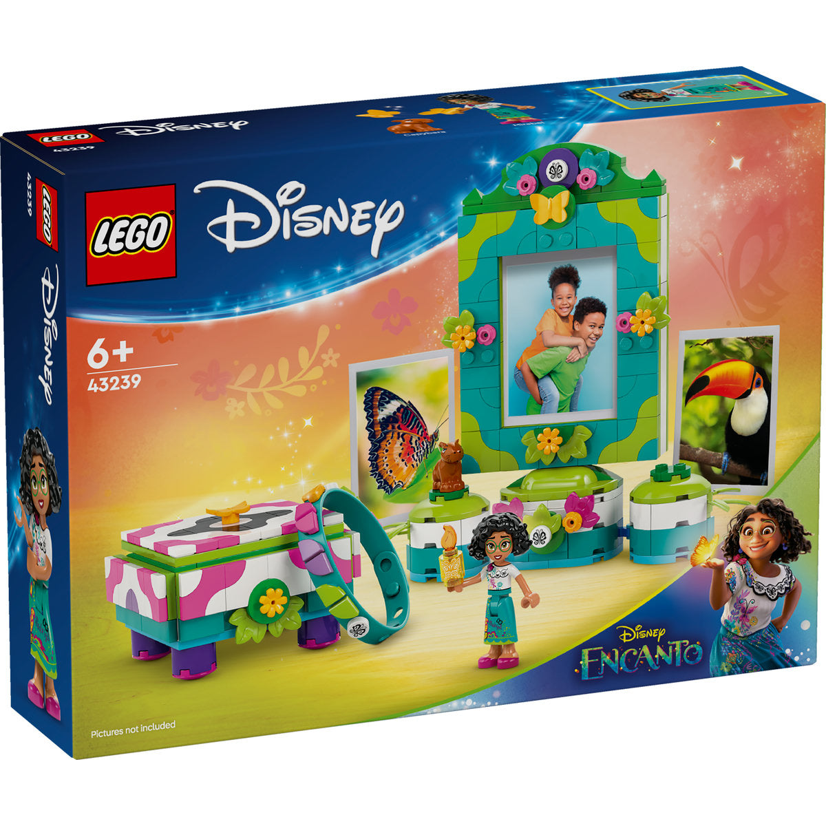 LEGO® Disney Rama foto si cutia de bijuterii a Mirabelei 43239, 334 piese