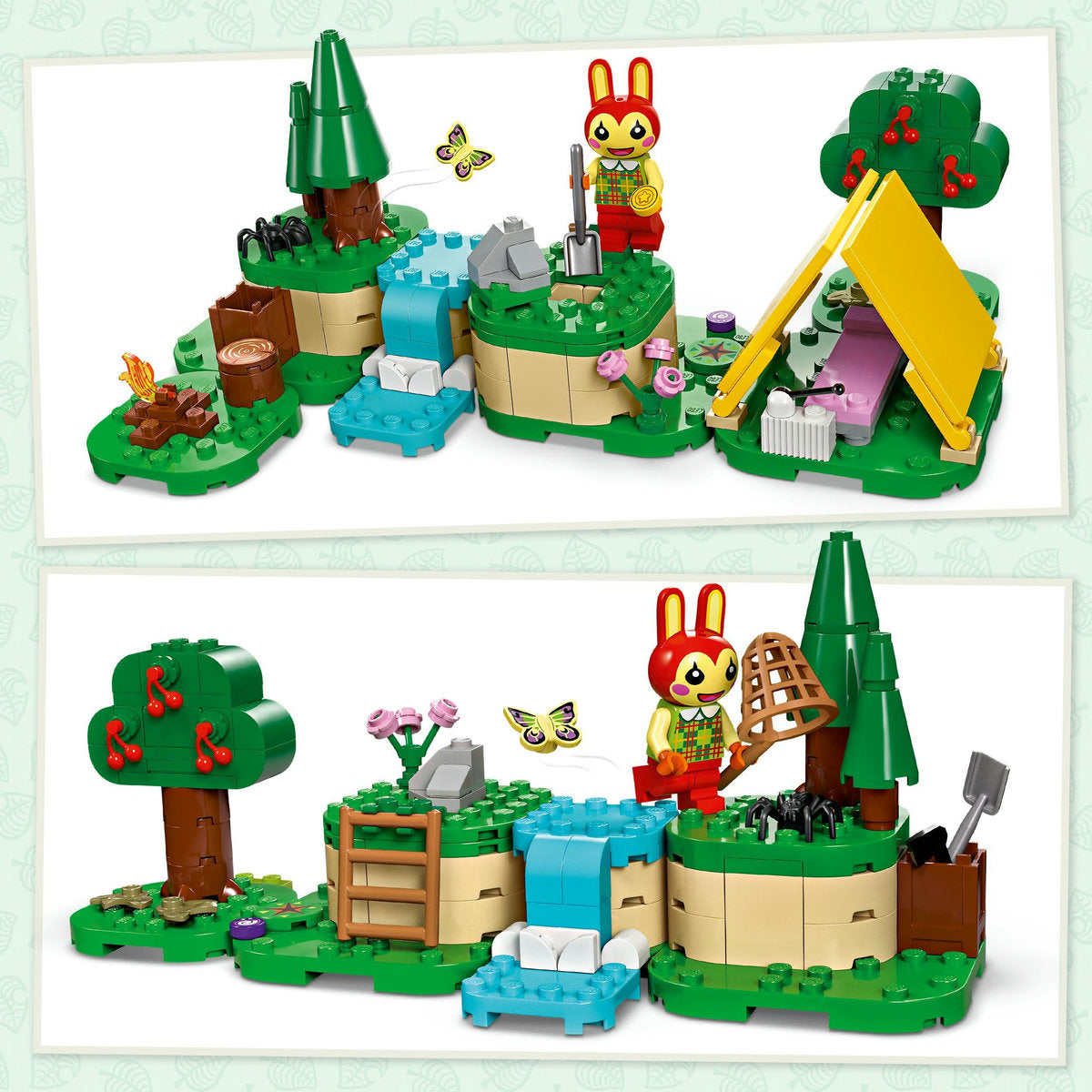 LEGO® Animal Crossting - Activitatile in aer liber ale lui Bunnie 77047, 164 piese