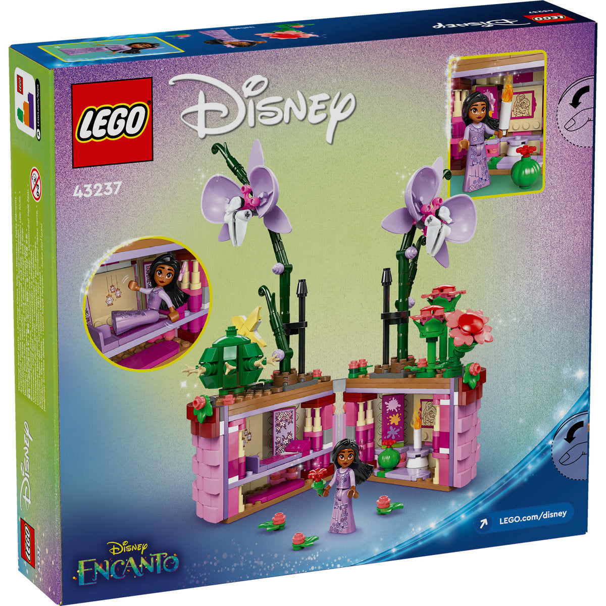 LEGO® Disney PRINCESS™ - Ghiveciul Isabelei 43237, 641 piese