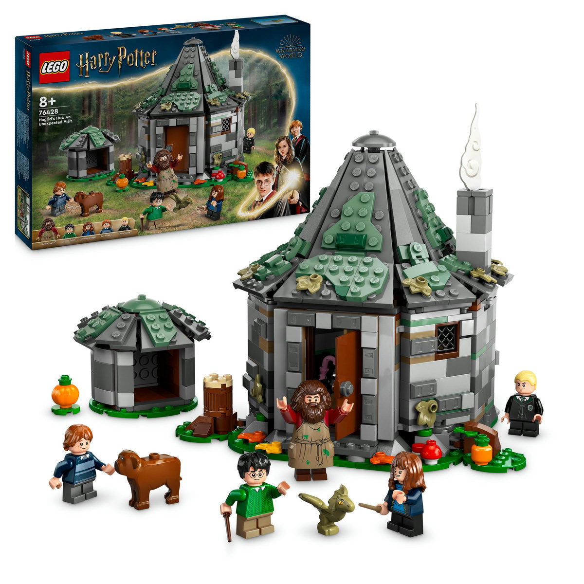 LEGO® Harry Potter™ - Coliba lui Hagrid:O vizita neasteptata 76428, 896 piese