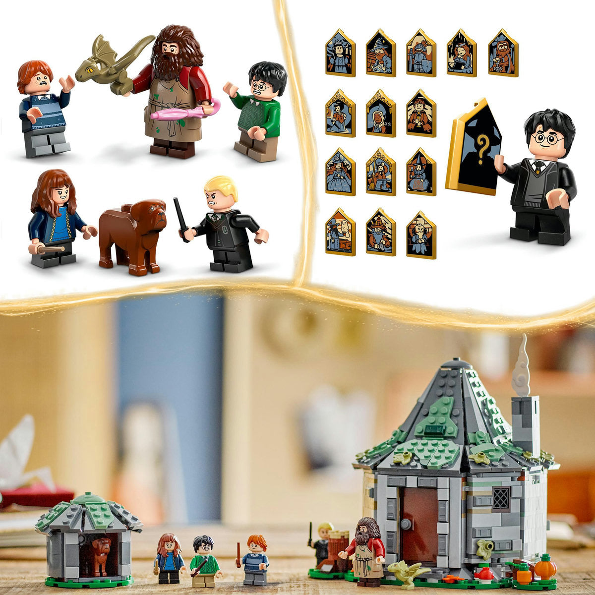 LEGO® Harry Potter™ - Coliba lui Hagrid:O vizita neasteptata 76428, 896 piese