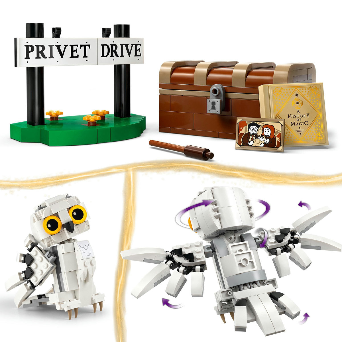 LEGO® Harry Potter™ - Hedwig™ pe privet drive nr. 4 76425, 337 piese