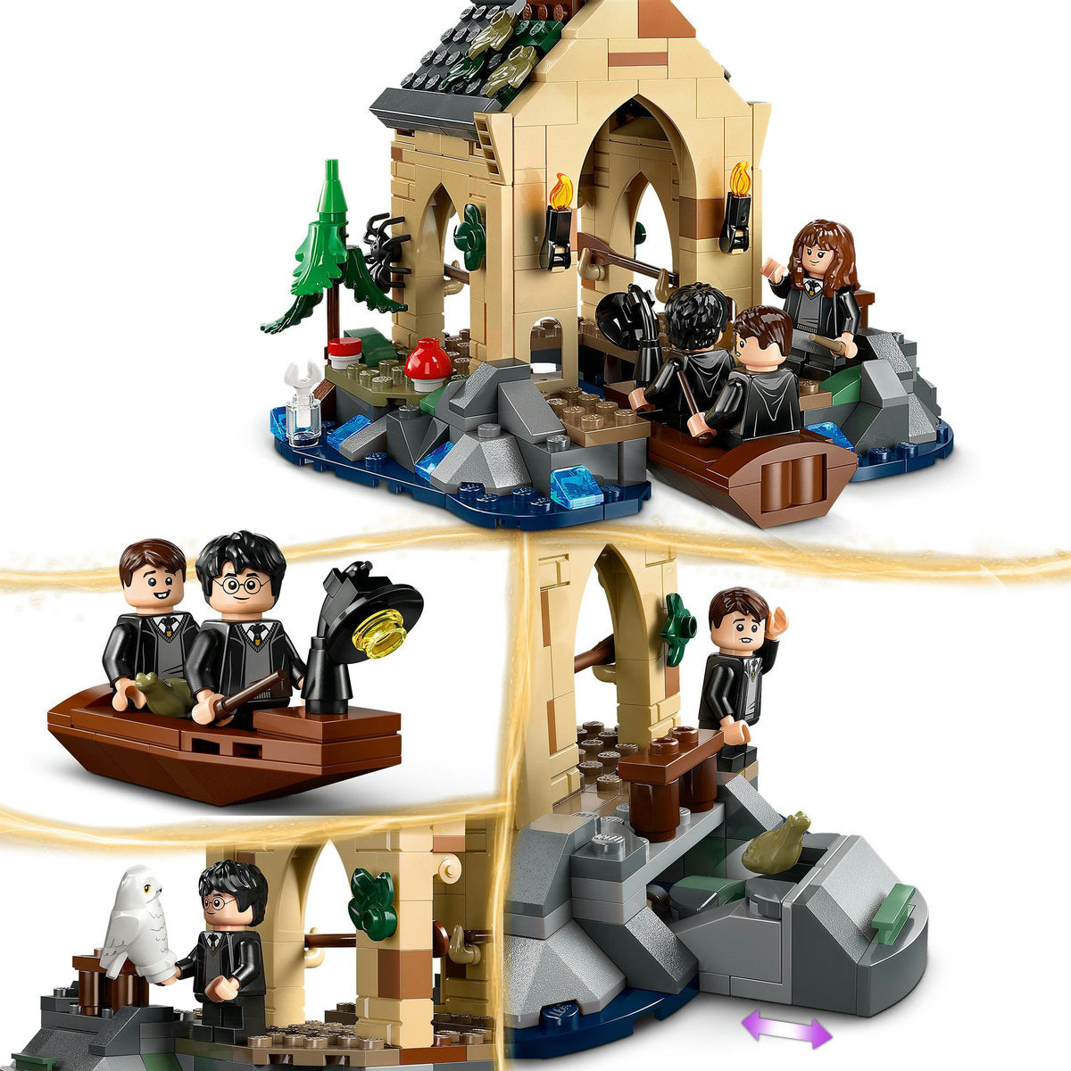 LEGO® Harry Potter™ - Hangar pentru barci la castelul Hogwarts™ 76426, 350 piese