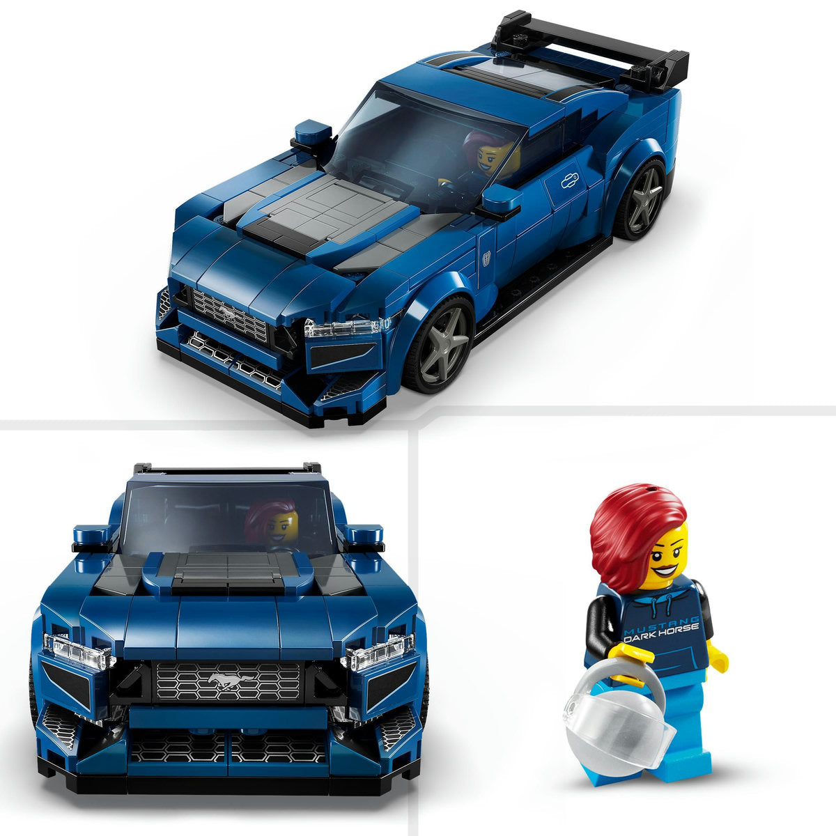 LEGO® Speed Champions - Masina sport Ford Mustang dark horse 76920, 344 piese