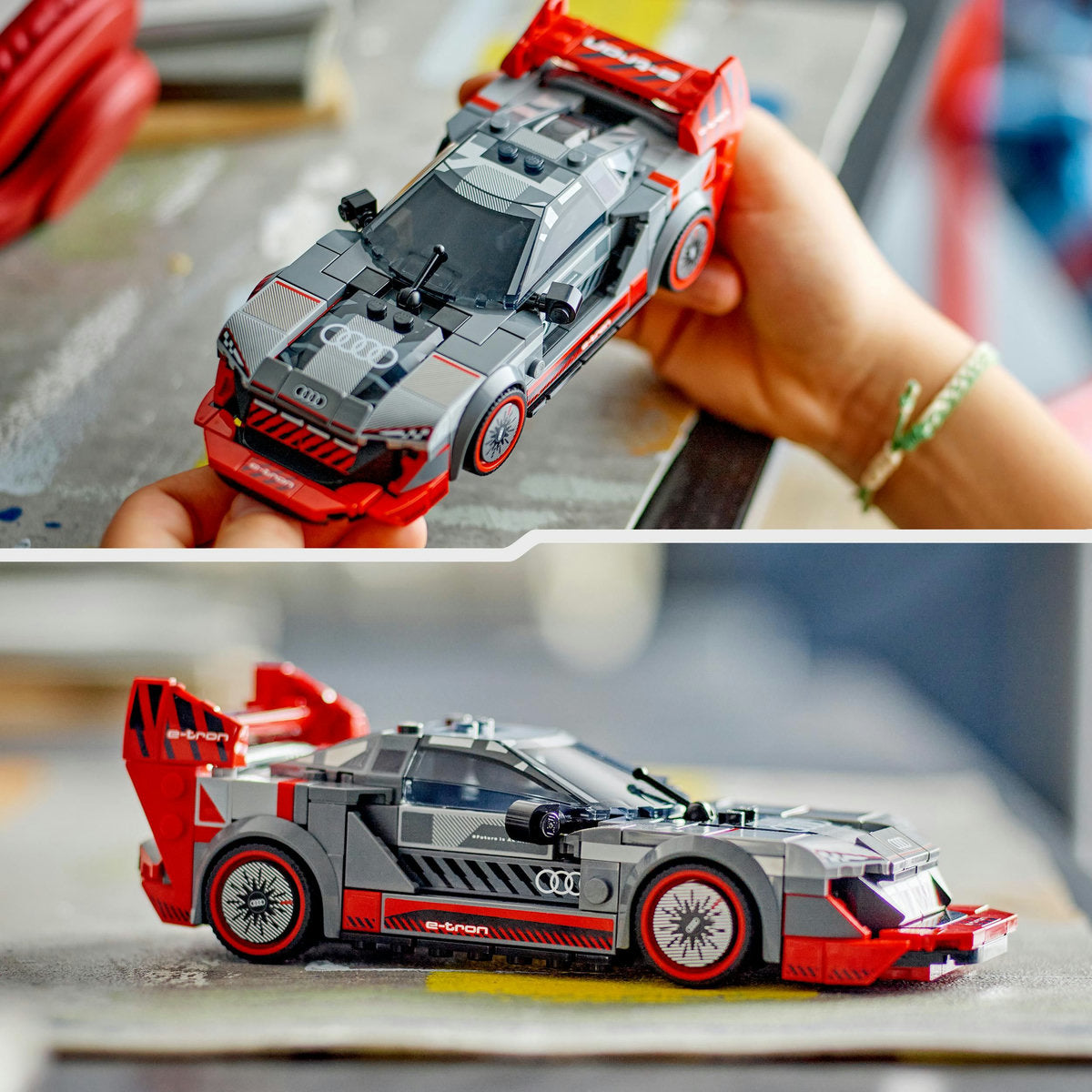 LEGO® Speed Champions - Masina de curse Audi S1 E-Tron Quattro 76921, 274 piese