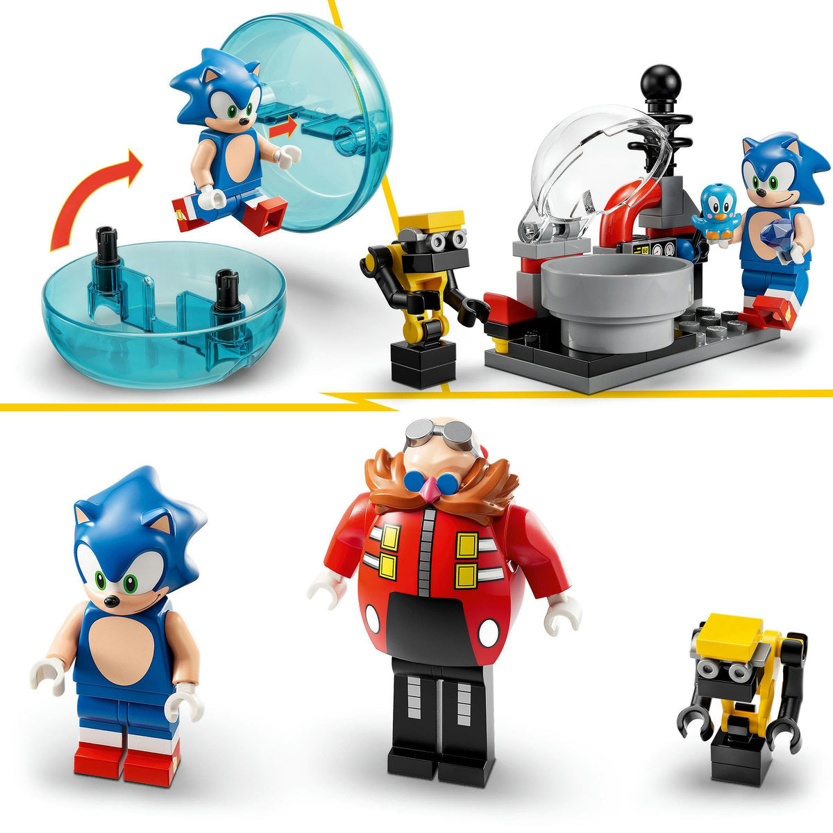 LEGO® Sonic - Sonic vs. Robotul Death Egg al Dr. Eggman 76993, 615 piese