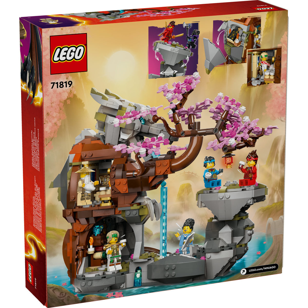 LEGO® NINJAGO® - Altarul-Dragon de Piatra 71819, 1212 piese