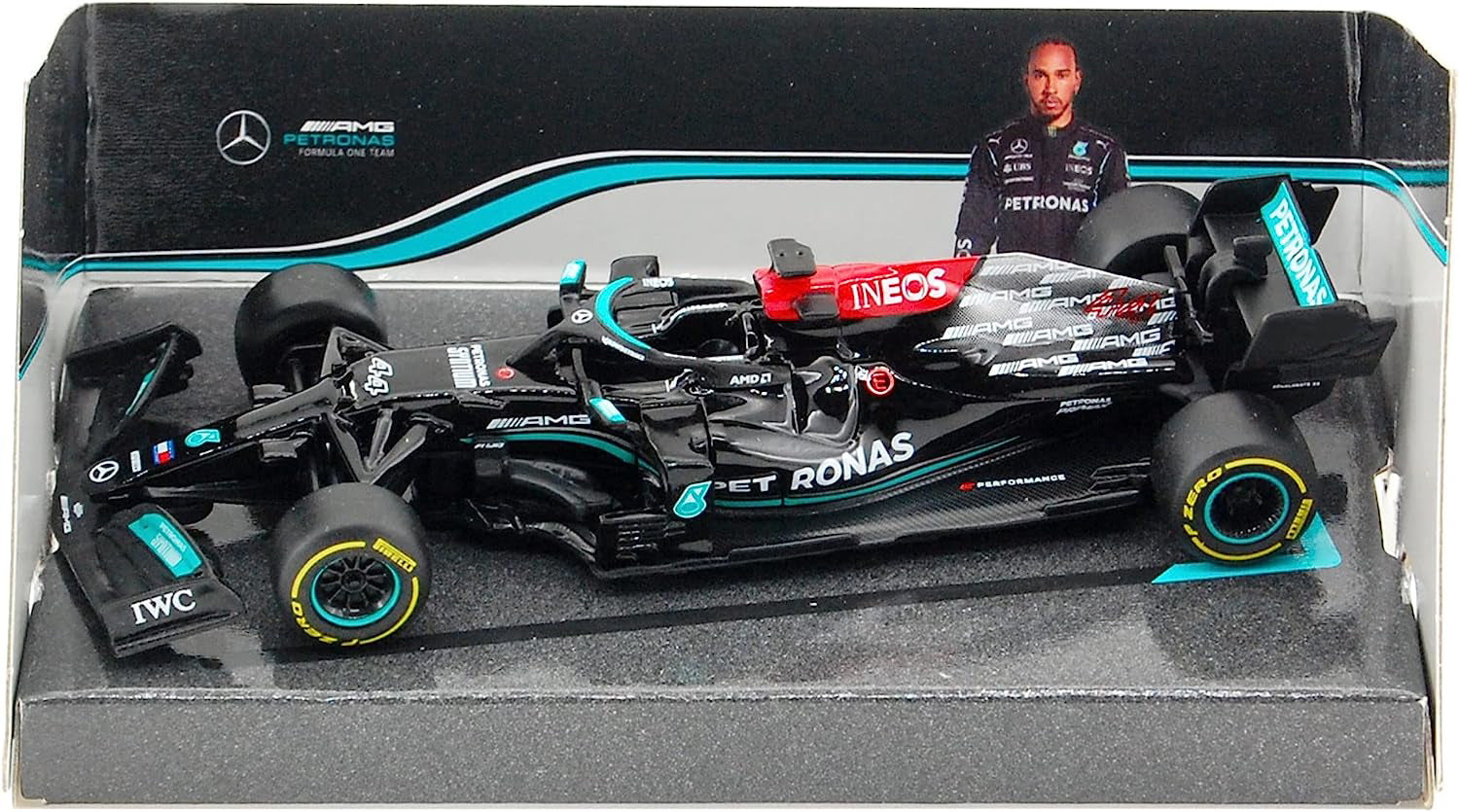 Masinuta Bburago 1:43 Mercedes F1 TEAM #44 Lewis Hamilton, BB38138-38038