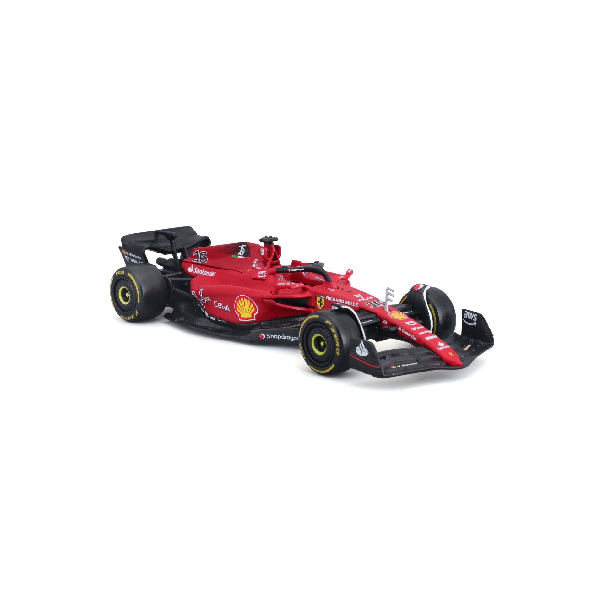 Macheta Masinuta Bburago 1:43 Ferrari F1 Racing 2022 #16 Charles Leclerc, BB36800-36832-16