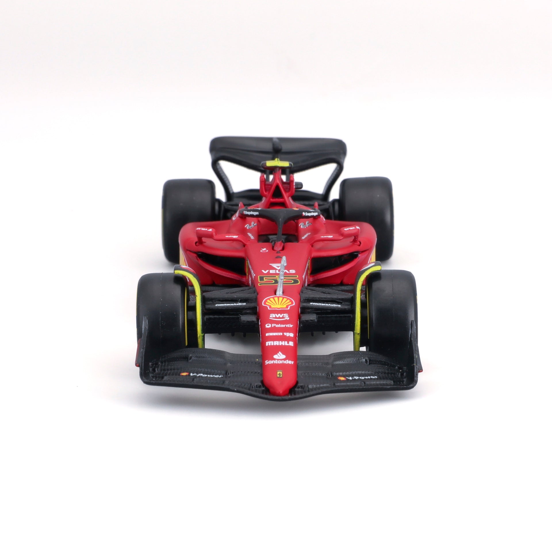 Macheta Masinuta Bburago 1:43 Ferrari F1 Racing 2022 #55 Carlos Sainz, BB36800-36832-55