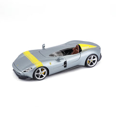 Macheta Masinuta Bburago 1:24 Ferrari Monza SP1 Argintiu, BB26000-26027ARGINTIU