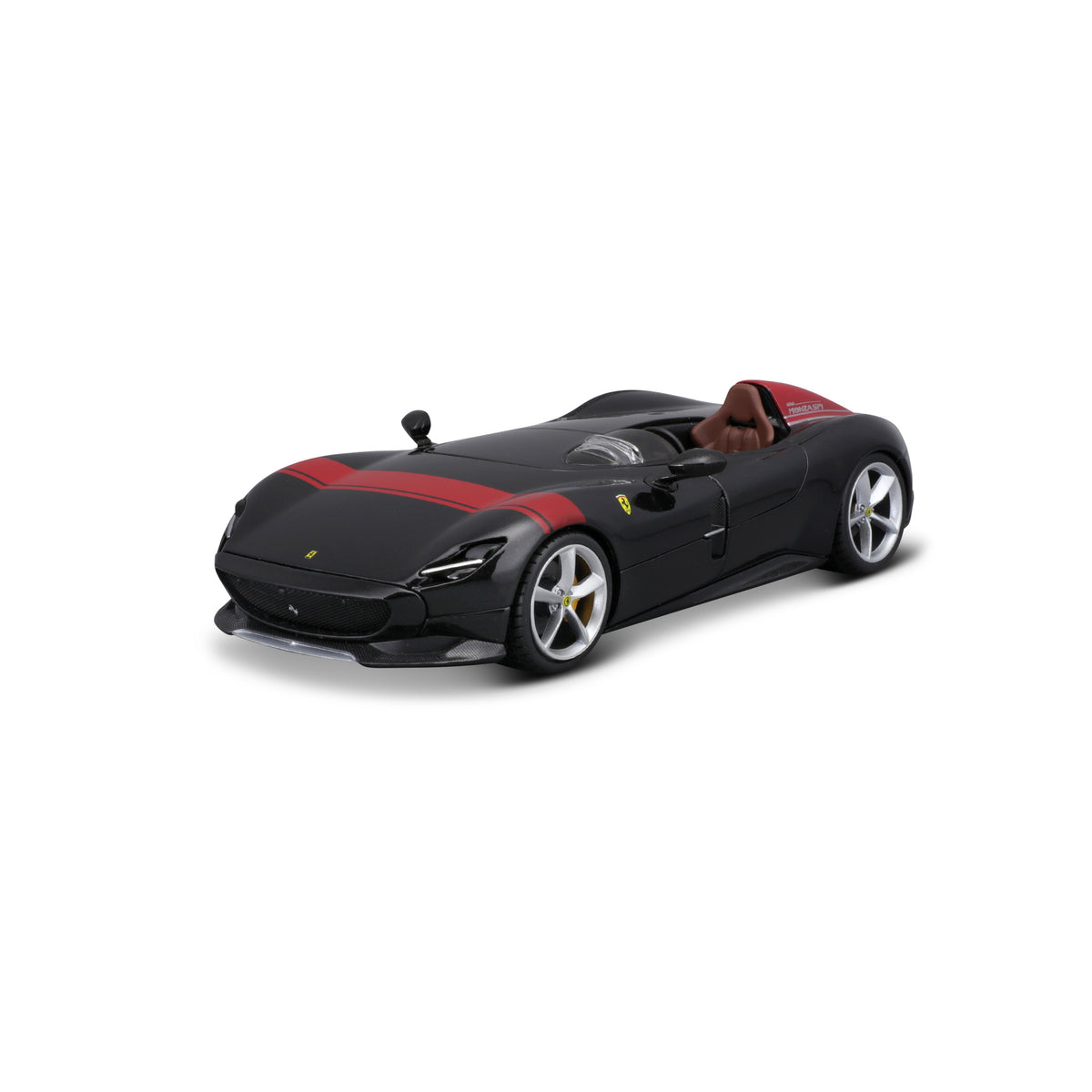 Macheta Masinuta Bburago 1:24 Ferrari Monza SP1 Negru/Rosu, BB26000-26027NEGRUROSU