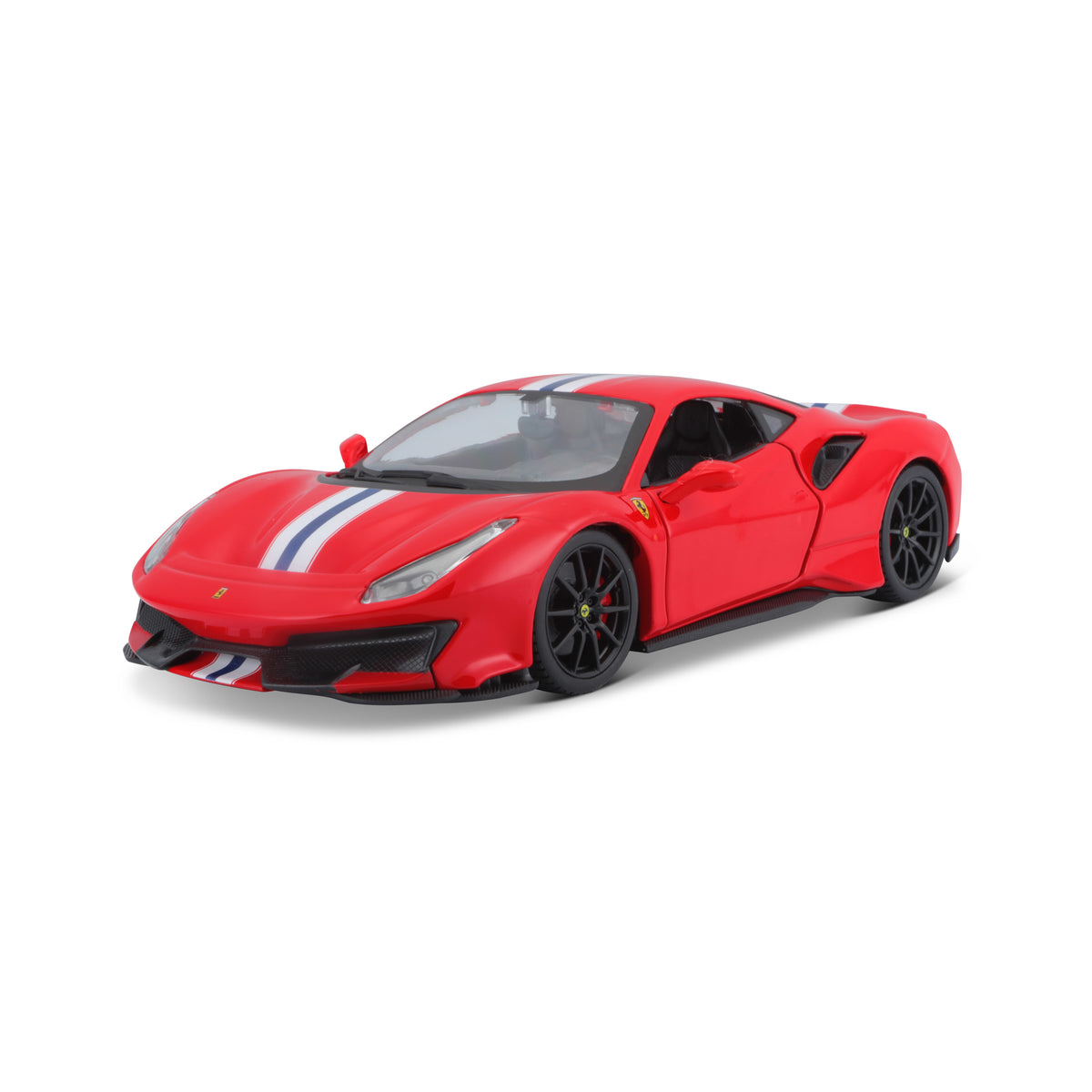 Macheta Masinuta Bburago 1:24 Ferrari 488 Pista Rosu Alb, BB26000-26026ROSUALB