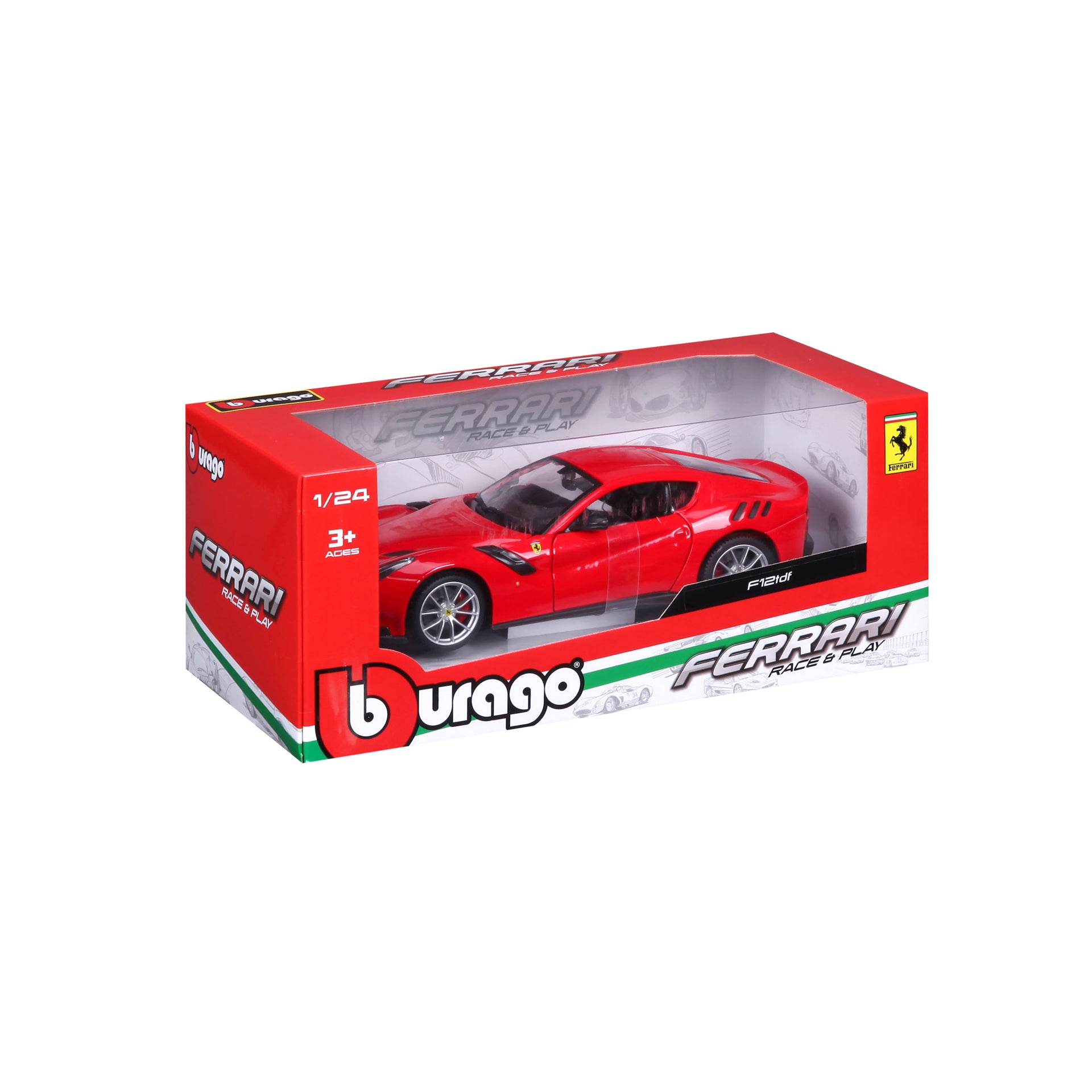 Macheta Masinuta Bburago 1:24 Ferrari F412TDF Rosu, BB26000-26021ROSU