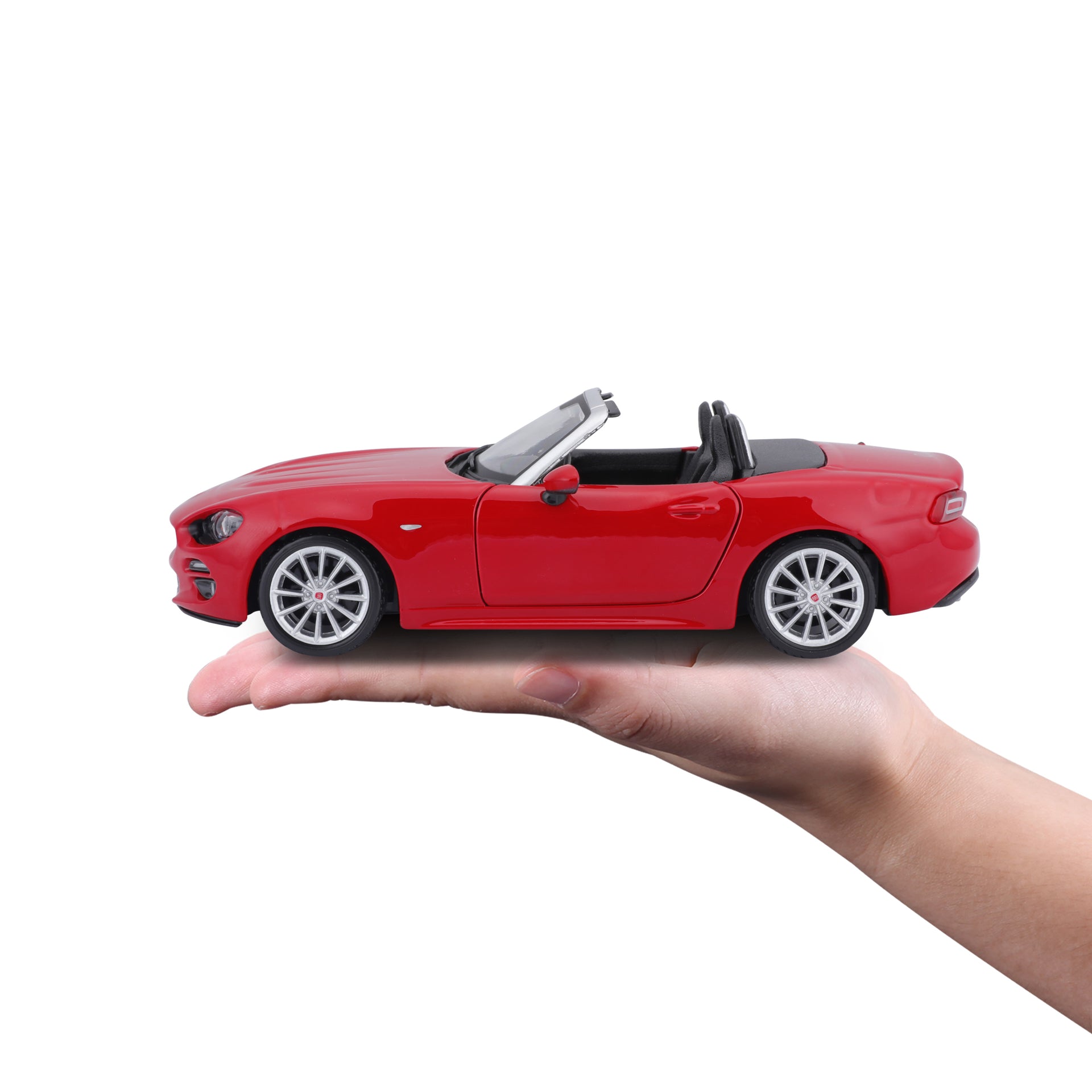 Macheta Masinuta Bburago 1:24 Fiat 124 Spider Rosu, BB20001A-21083