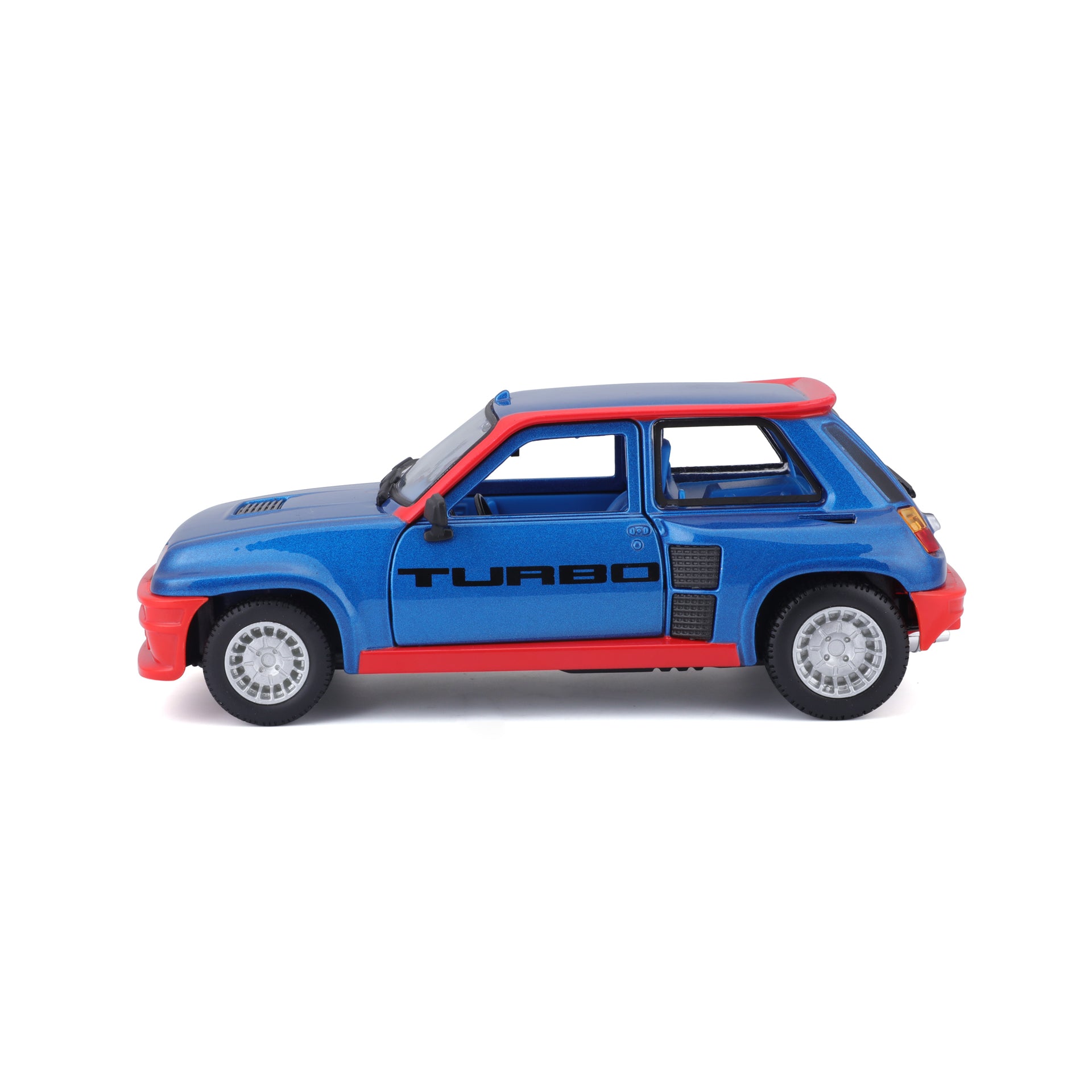 Macheta Masinuta Bburago 1:24 Renault 5 Turbo Albastru/Rosu, BB20001A-21088