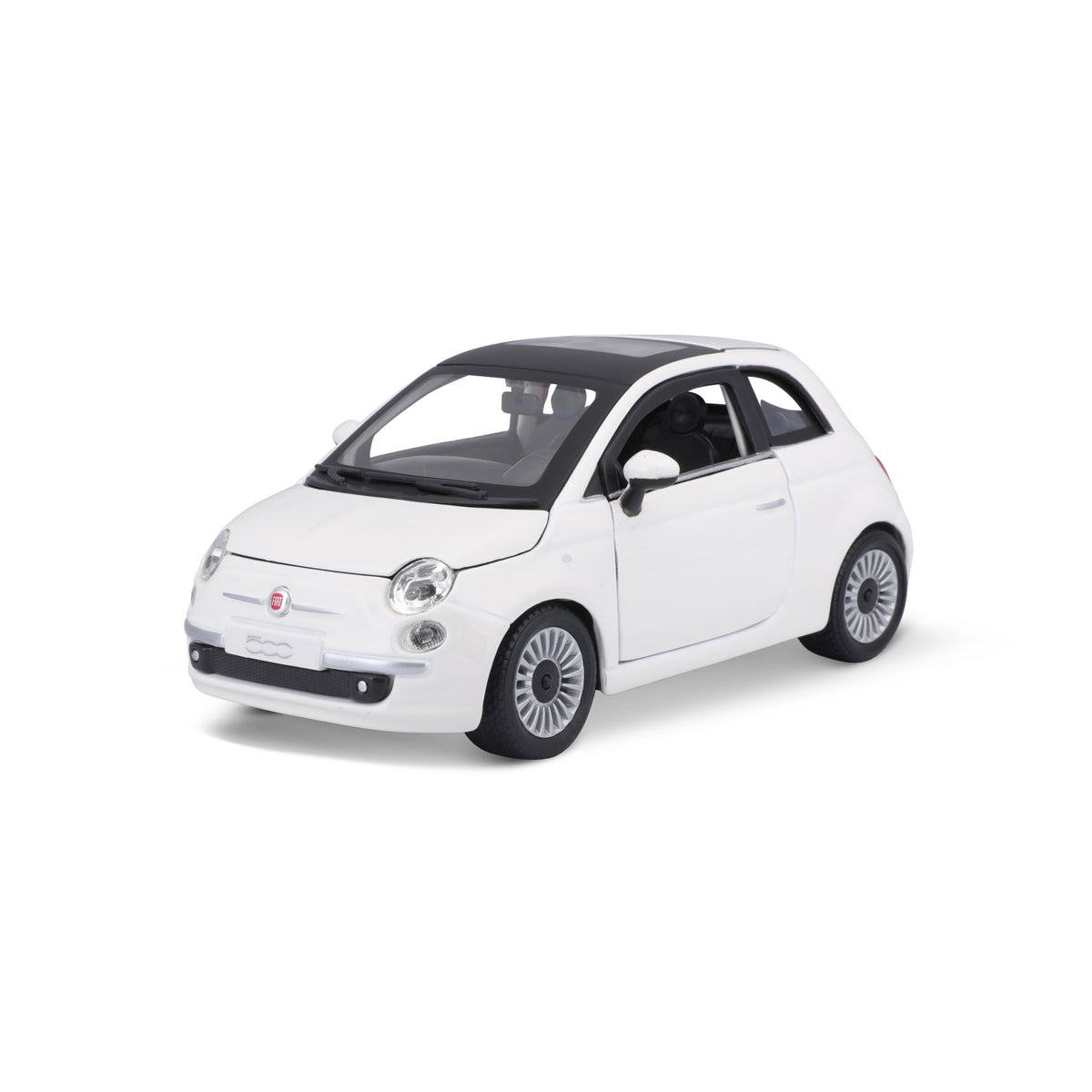 Macheta Masinuta Bburago 1:24 Fiat 500 Alb, BB20001B-22106