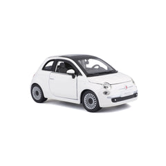 Macheta Masinuta Bburago 1:24 Fiat 500 Alb, BB20001B-22106