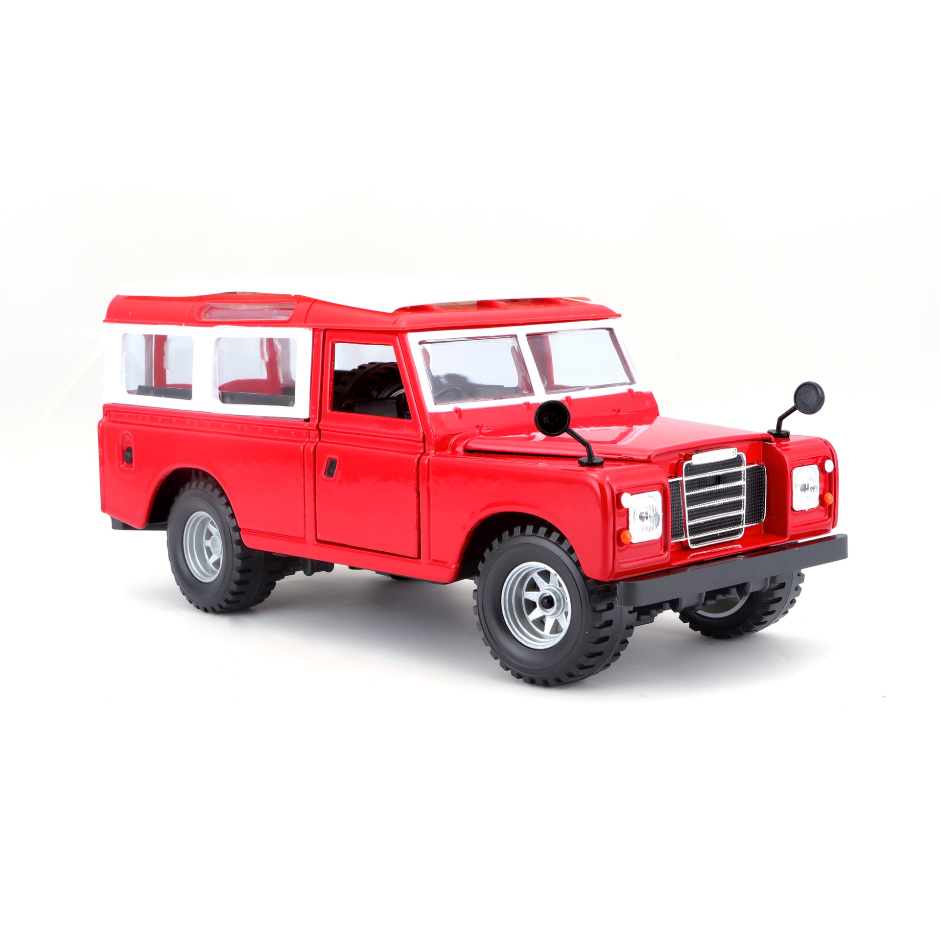 Macheta Masinuta Bburago 1:24, Land Rover Rosu, BB20001B-22063