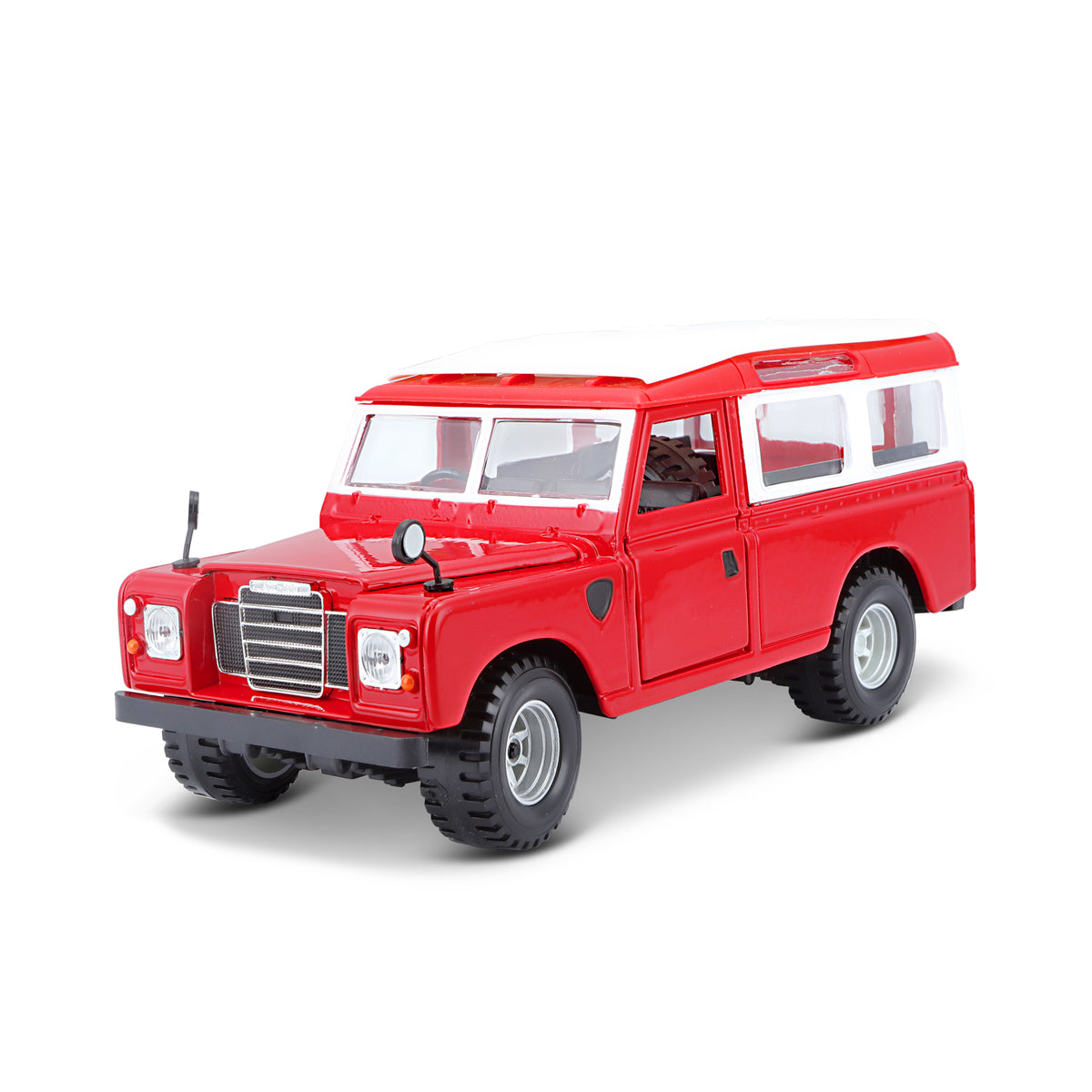 Macheta Masinuta Bburago 1:24, Land Rover Rosu, BB20001B-22063