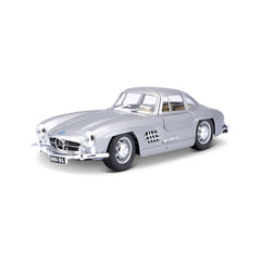 Macheta Masinuta  Bburago 1:24 Mercedes Benz 300SL 1954 Argintiu, BB20001B-22023