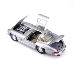 Macheta Masinuta  Bburago 1:24 Mercedes Benz 300SL 1954 Argintiu, BB20001B-22023