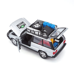 Macheta Masinuta Bburago 1:24 Range Rover Argintiu, BB20001B-22061