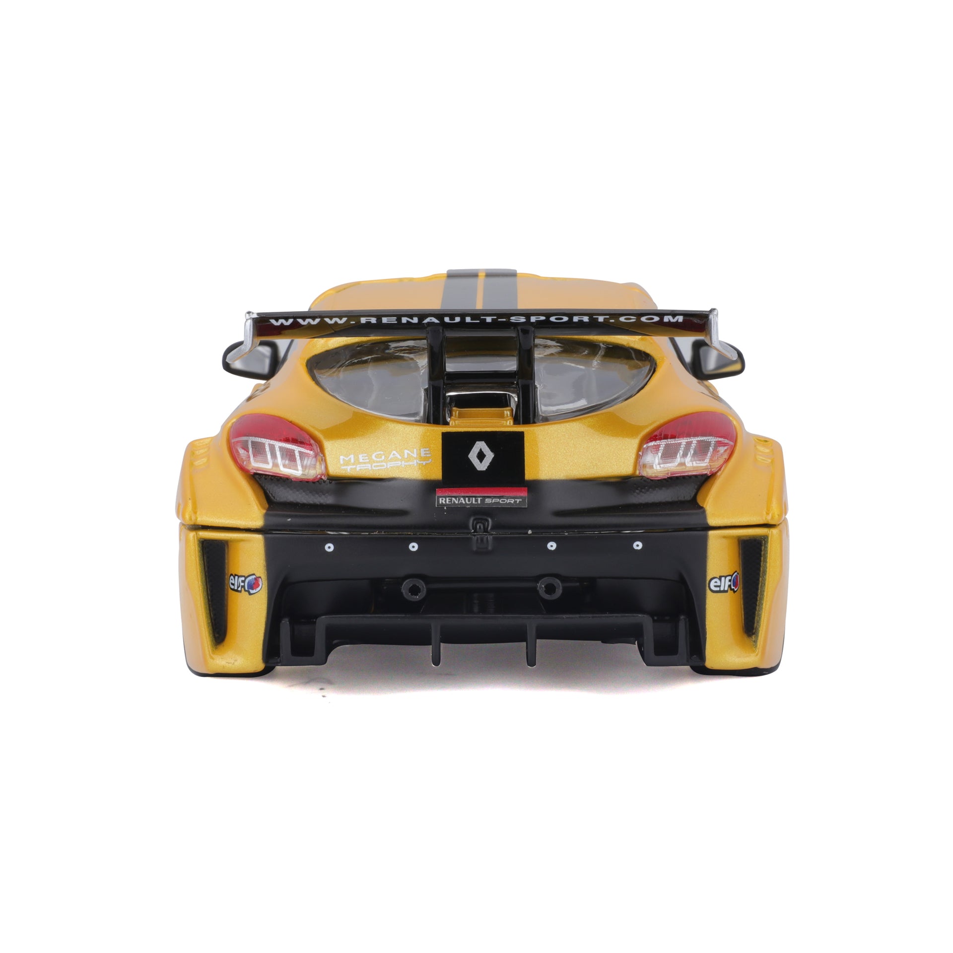 Macheta Masinuta Bburago 1:24 Renault Megane Trophy Galben Metalizat, BB20001B-22115