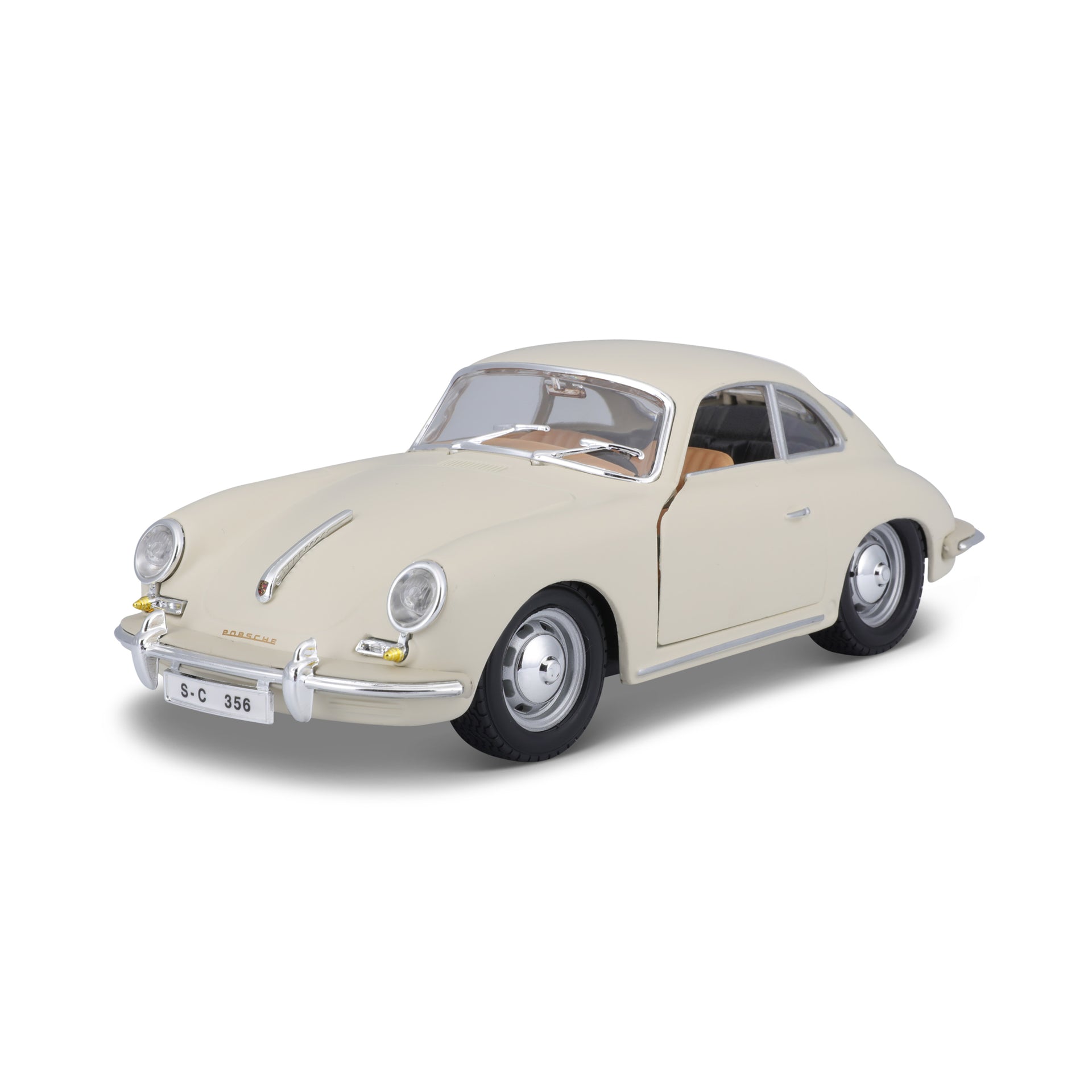 Macheta Masinuta Bburago 1:24 Bijoux  Porsche 356B Coupe (1961) Bej, BB20001B-22079