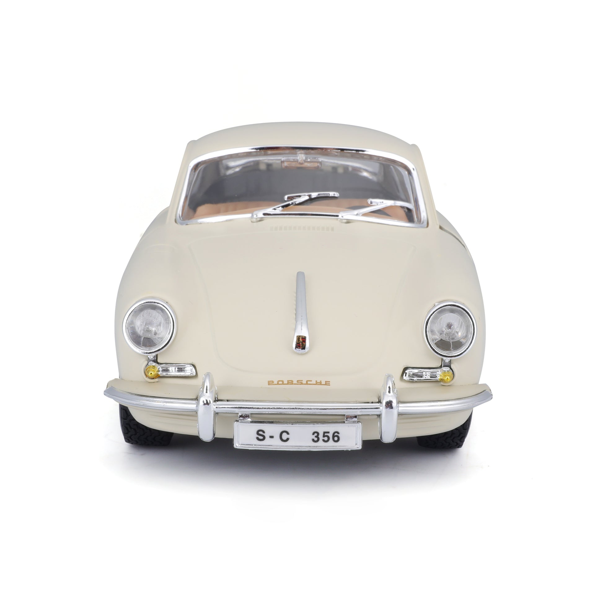 Macheta Masinuta Bburago 1:24 Bijoux  Porsche 356B Coupe (1961) Bej, BB20001B-22079