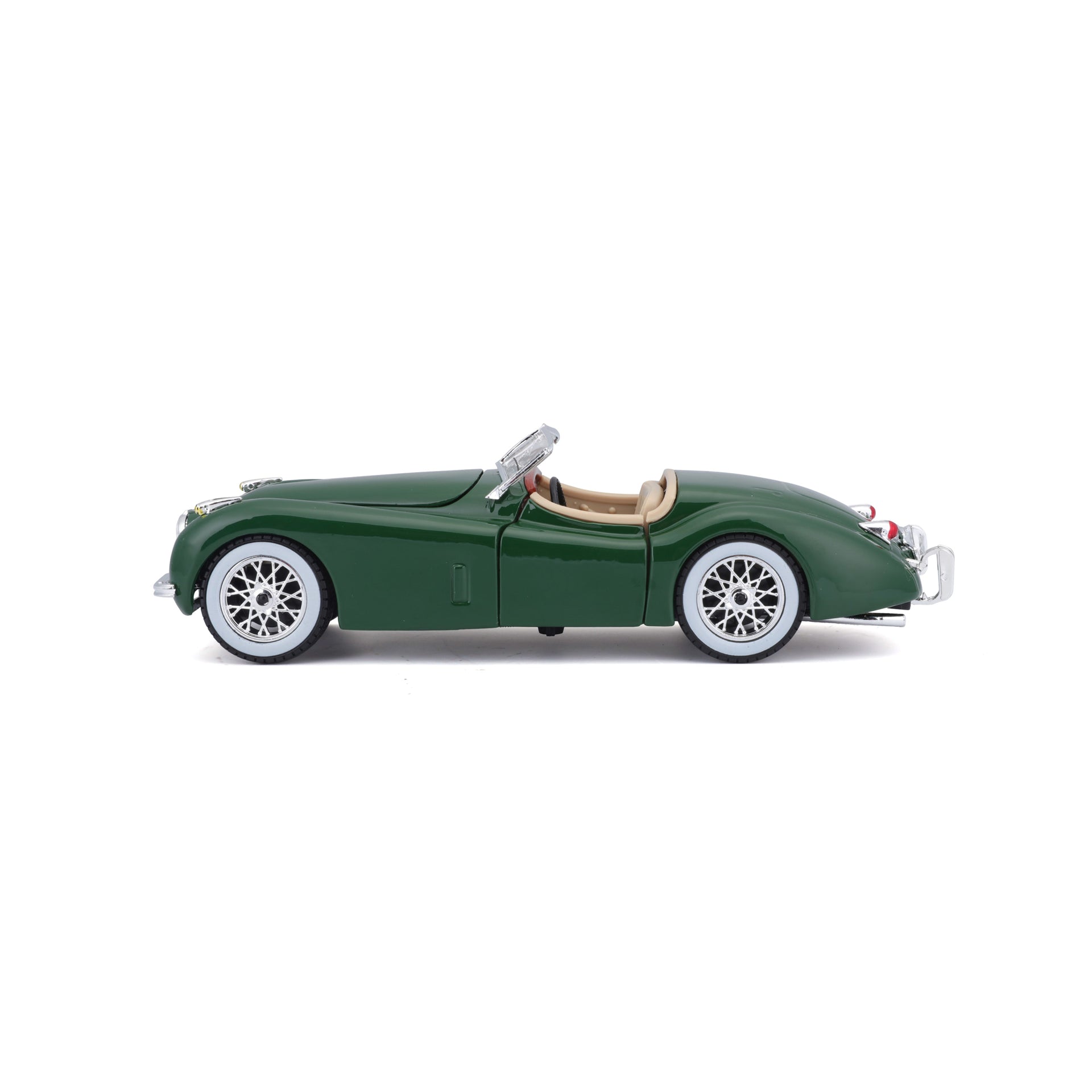 Machete Masinuta  Bburago 1:24 Jaguar XK 120 Roadster Verde, BB20001B-22018