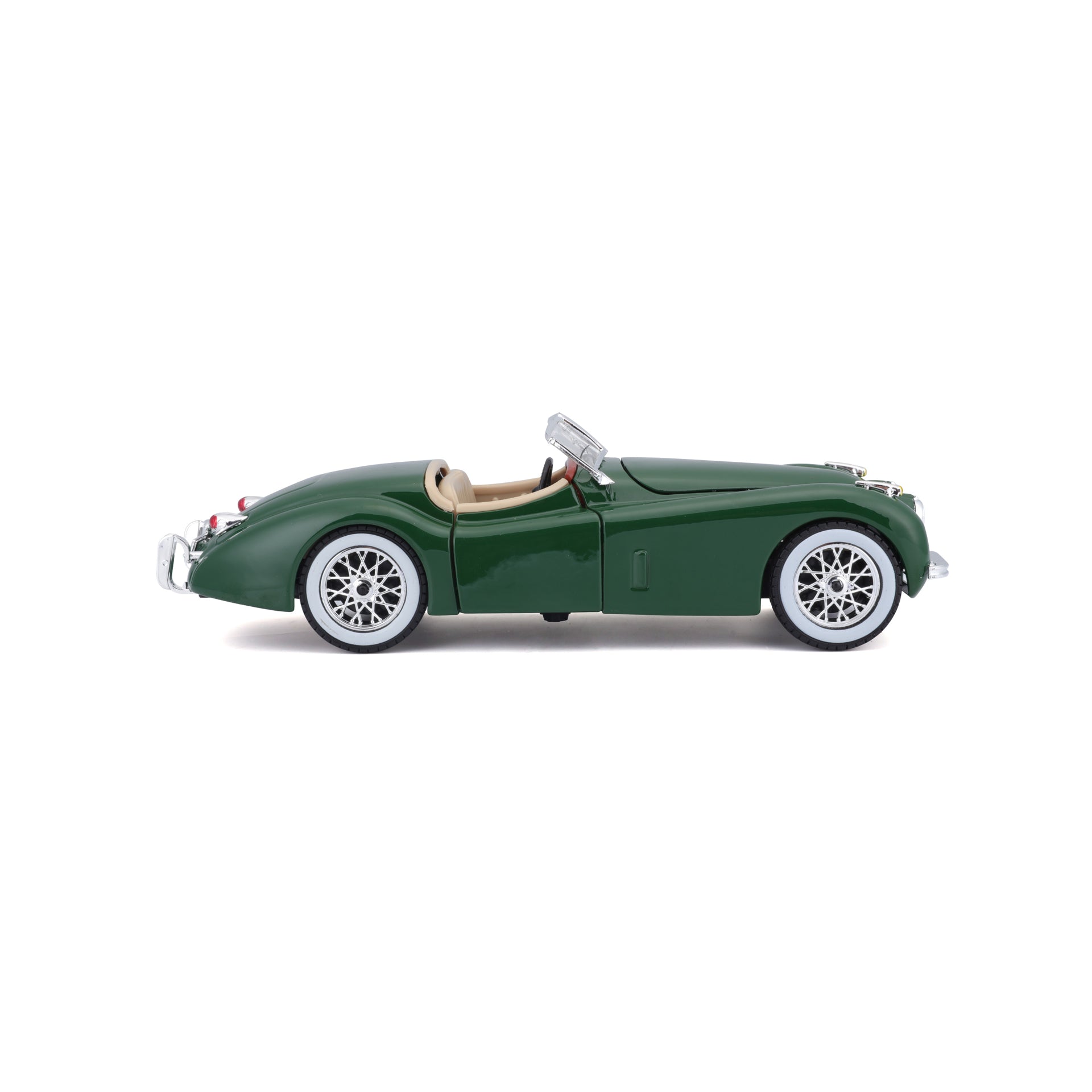 Machete Masinuta  Bburago 1:24 Jaguar XK 120 Roadster Verde, BB20001B-22018