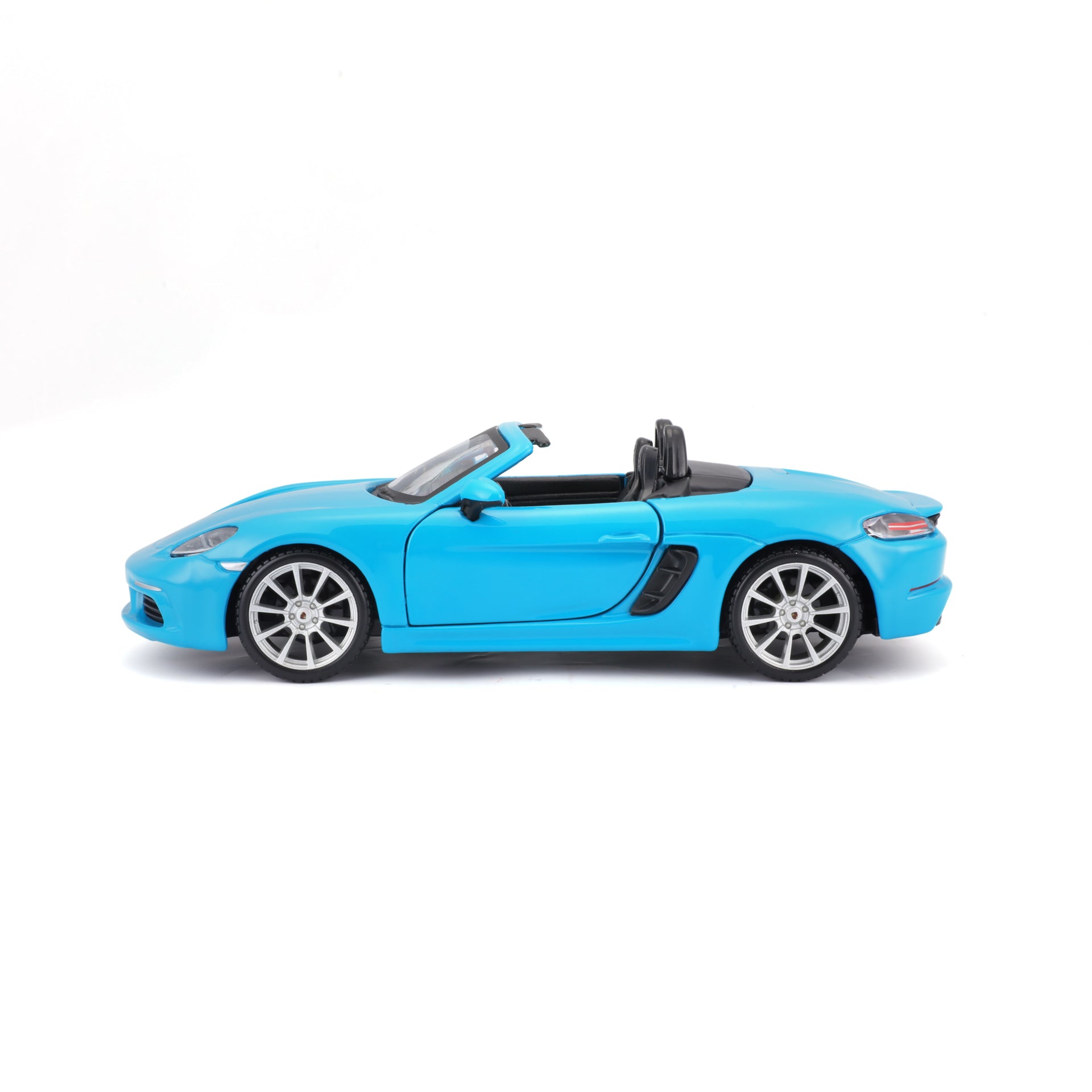 Macheta Masinuta Bburago 1:24 Porsche 718 Boxster Albastru Deschis, BB20001A-21087