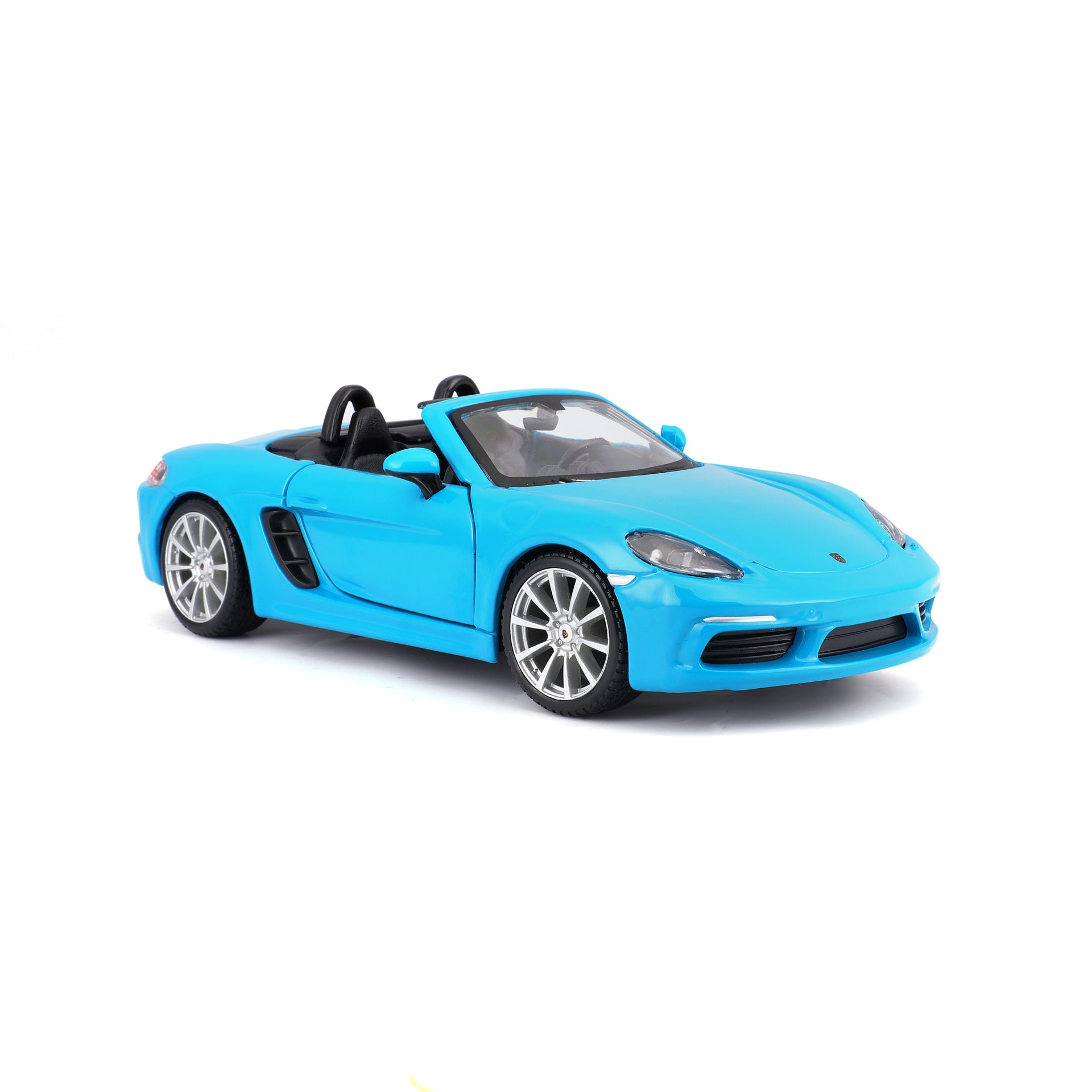 Macheta Masinuta Bburago 1:24 Porsche 718 Boxster Albastru Deschis, BB20001A-21087