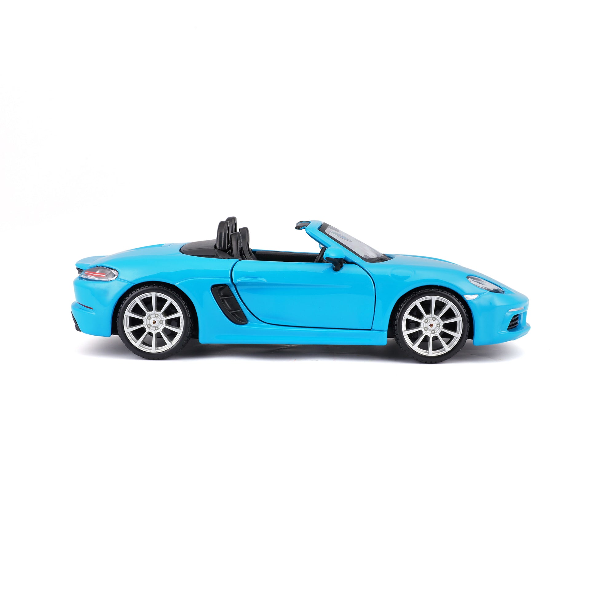 Macheta Masinuta Bburago 1:24 Porsche 718 Boxster Albastru Deschis, BB20001A-21087