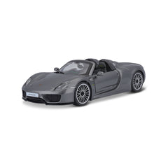 Macheta Masinuta Bburago 1:24 Porsche 918 Spyder Gri Metalic, BB20001A-21076