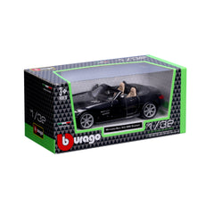 Macheta Masinuta Bburago 1:32 Mercedes Benz SLS AMG Roadster Negru, 43100-43035