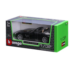 Macheta Masinuta Bburago 1:32 Mercedes Benz SLS AMG Roadster Negru, 43100-43035