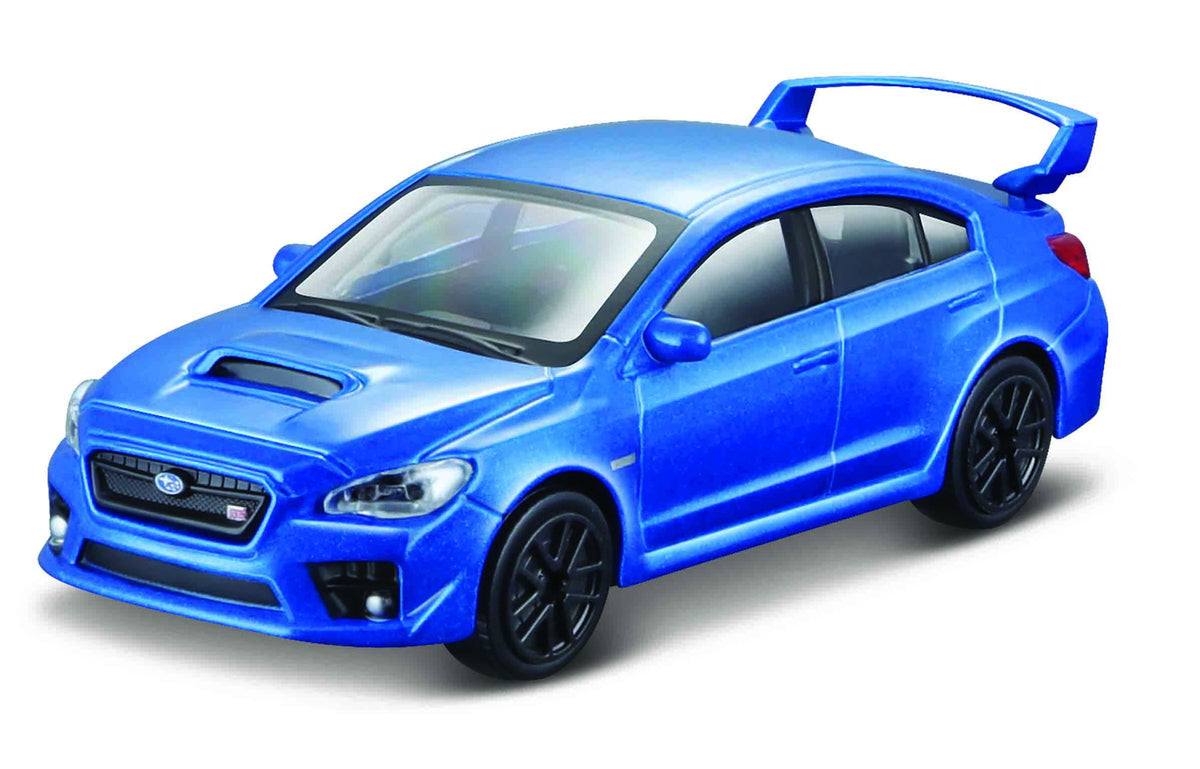 Macheta Masinuta Bburago  Street Fire 1:43 Subaru WRX STI 2017 Albastru Metalizat, BB30010B-30393